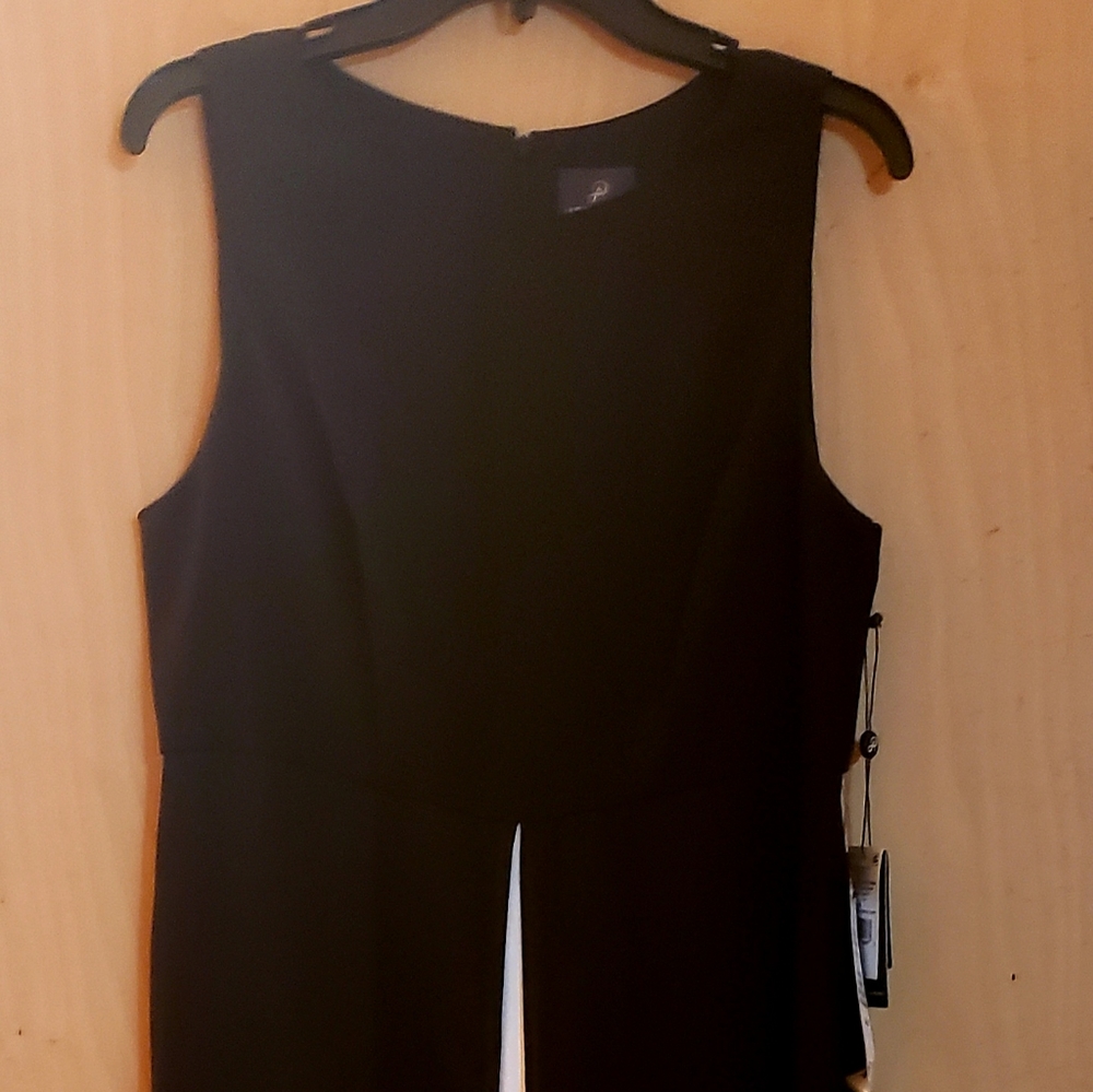 Adrianna Papell Black Wide Leg Jumpsuit